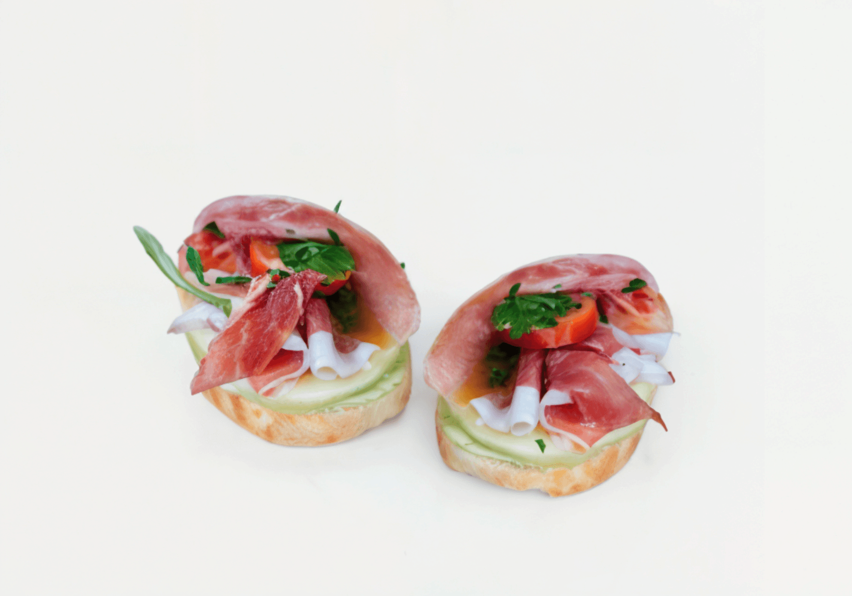 Καναπεδάκια prosciutto